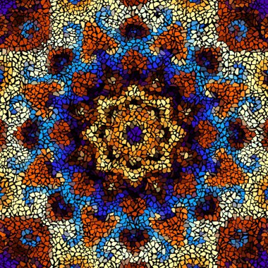 Dikişsiz mozaik desen