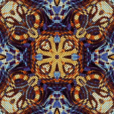 Dikişsiz mozaik desen