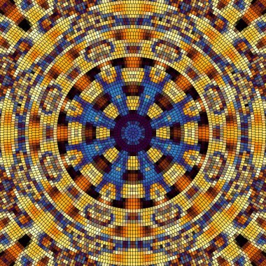 Dikişsiz mozaik desen