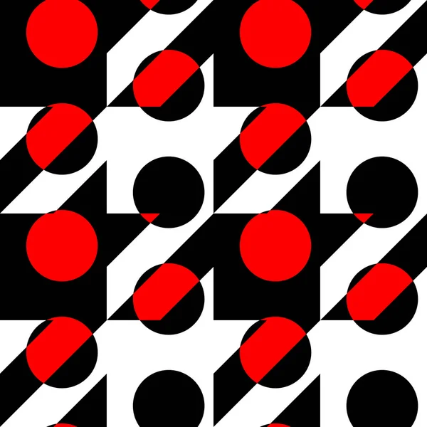 幾何学的なパッチワークのパターン — ストックベクタ