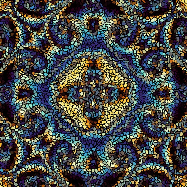 Modèle de mosaïque sans couture — Image vectorielle