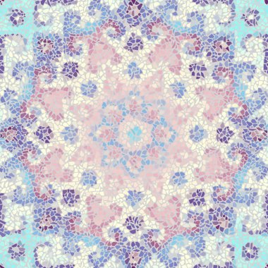 Sorunsuz mozaik sanat desen