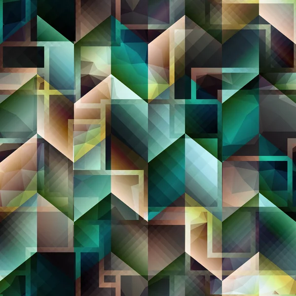 Geometrický abstraktní obrazec. — Stockový vektor