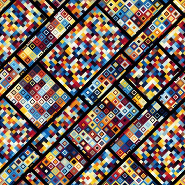 Geometrik soyut desen.