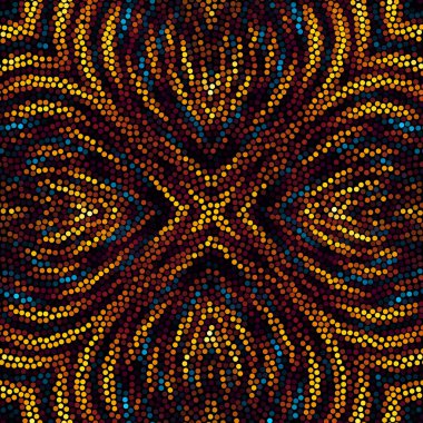 Sorunsuz mozaik sanat desen