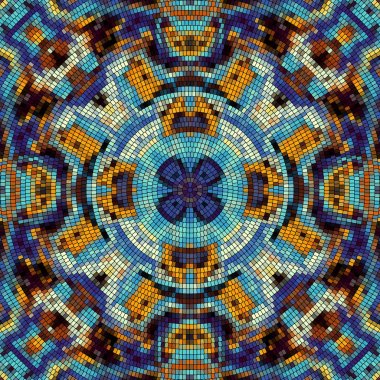 Sorunsuz mozaik sanat desen