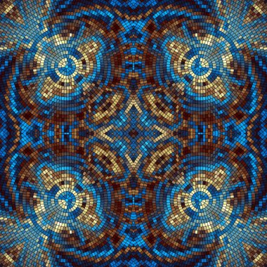Sorunsuz mozaik sanat desen