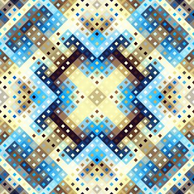 Geometrik soyut desen.