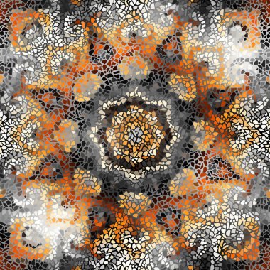 Sorunsuz mozaik sanat desen