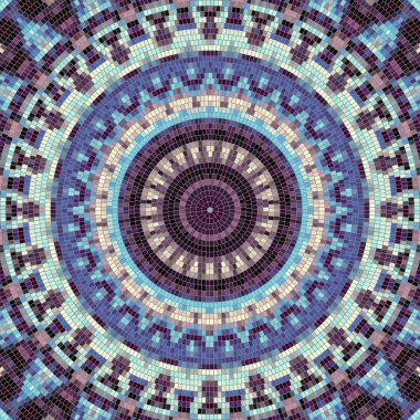 Sorunsuz mozaik sanat desen