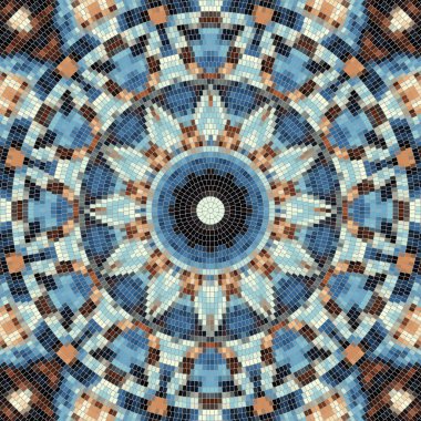 Sorunsuz mozaik sanat desen