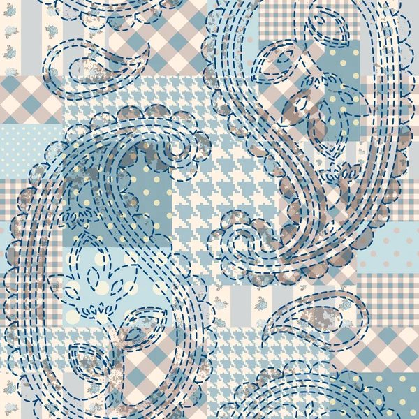 Imitation d'un patchwork — Image vectorielle