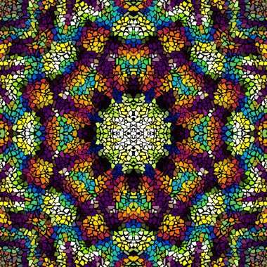 Dikişsiz mozaik desen