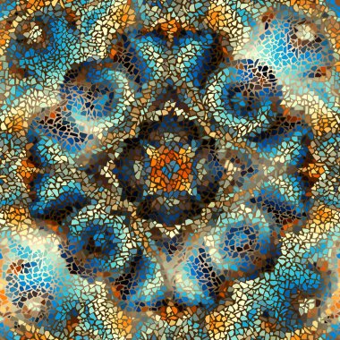 Dikişsiz mozaik desen