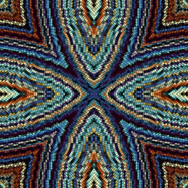 Sorunsuz mozaik sanat desen