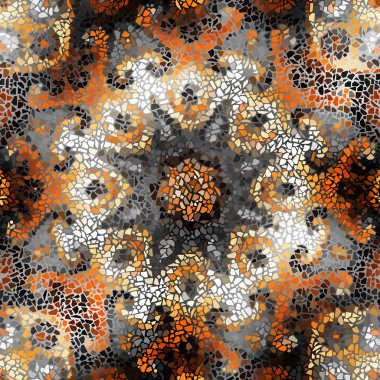 Sorunsuz mozaik sanat desen