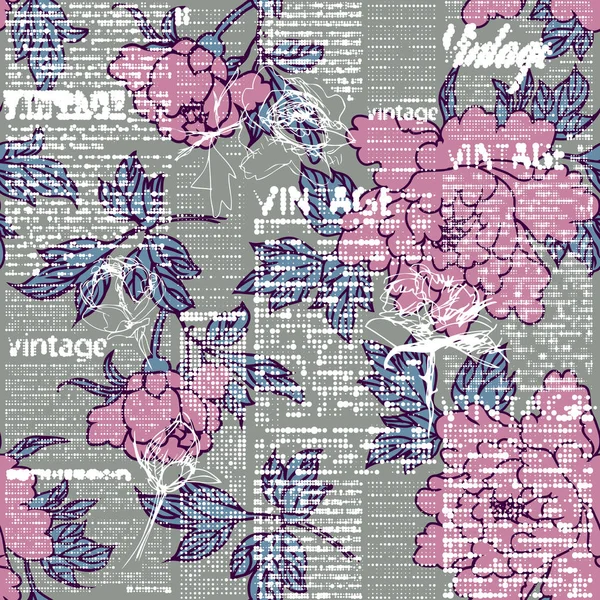 Vintage Grunge Muster — Stockvektor