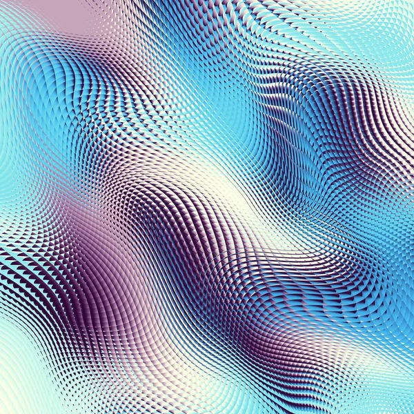 波状ぼかし抽象的な未来的な背景 — ストック写真