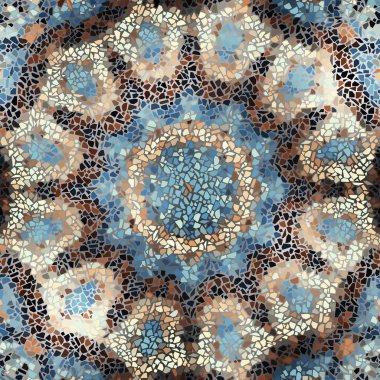Sorunsuz mozaik sanat desen
