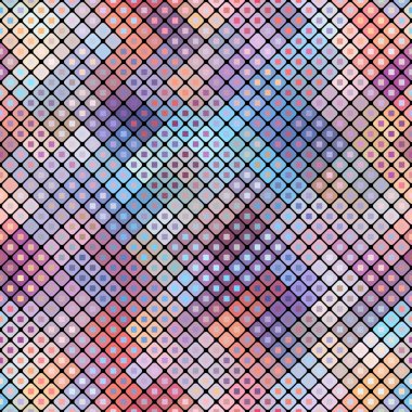 Geometrik soyut desen.