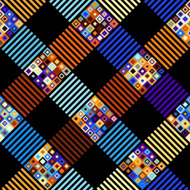 Geometrik soyut desen.