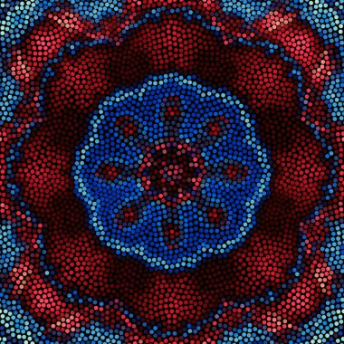 Sorunsuz mozaik sanat desen