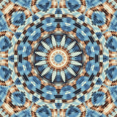 Sorunsuz mozaik sanat desen