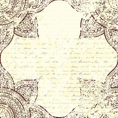 Retro grunge bir metin için boş yer