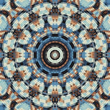 Sorunsuz mozaik sanat desen