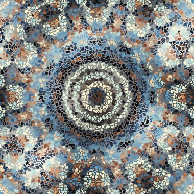 Sorunsuz mozaik sanat desen