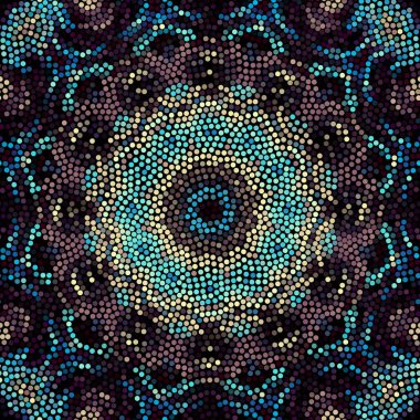 Sorunsuz mozaik sanat desen