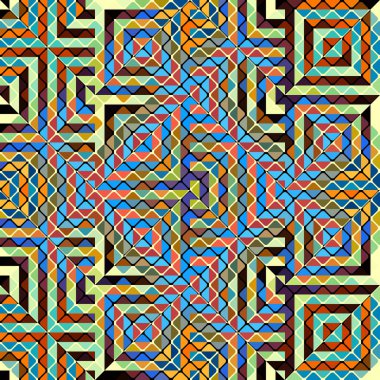 Geometrik soyut desen.