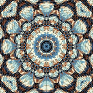 Sorunsuz mozaik sanat desen
