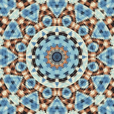 Sorunsuz mozaik sanat desen
