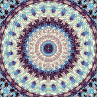 Sorunsuz mozaik sanat desen
