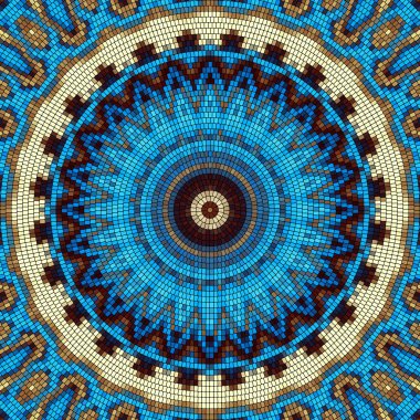 Sorunsuz mozaik sanat desen