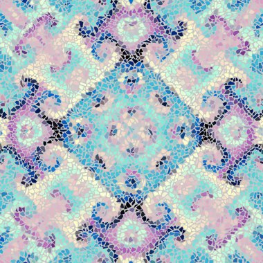 Sorunsuz mozaik sanat desen