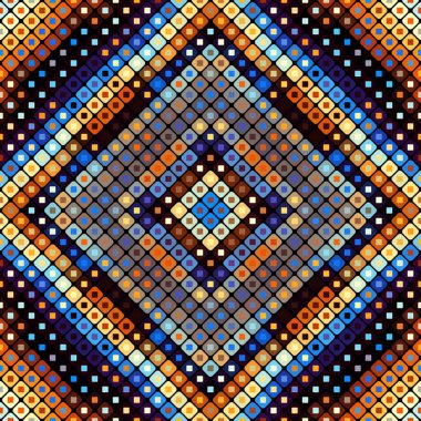 Geometrik soyut desen.