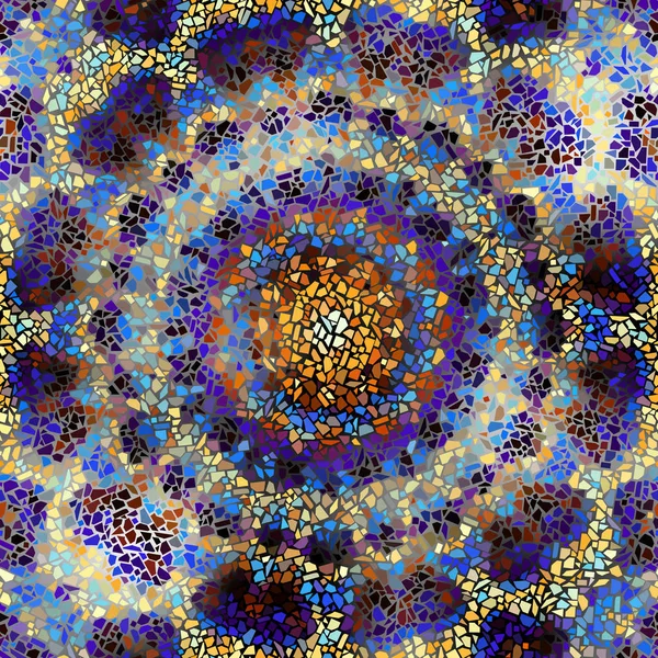 Sorunsuz mozaik sanat desen