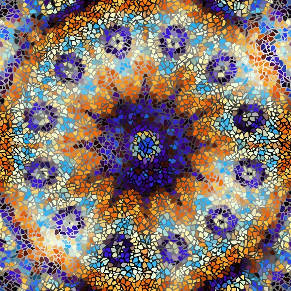 Sorunsuz mozaik sanat desen