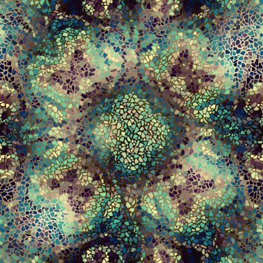 Sorunsuz mozaik sanat desen