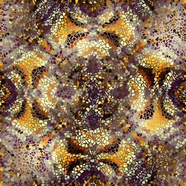 Sorunsuz mozaik sanat desen