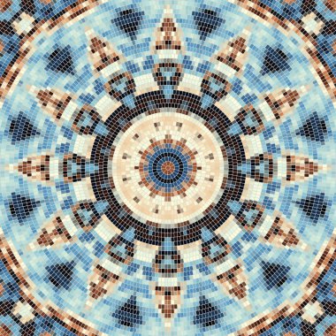 Sorunsuz mozaik sanat desen