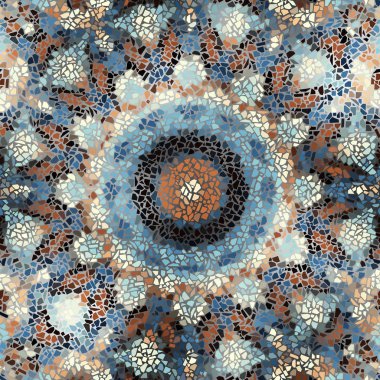 Sorunsuz mozaik sanat desen