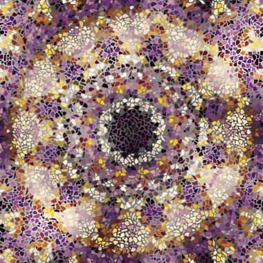 Sorunsuz mozaik sanat desen