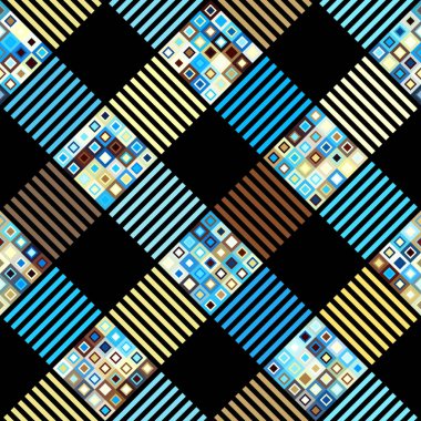 Geometrik soyut desen.