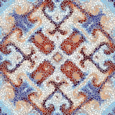 Sorunsuz mozaik sanat desen
