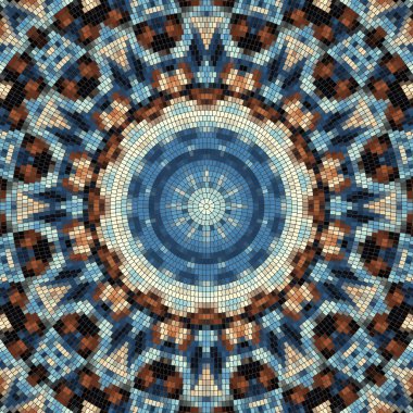 Sorunsuz mozaik sanat desen