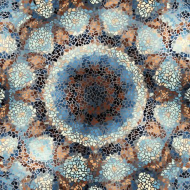 Sorunsuz mozaik sanat desen