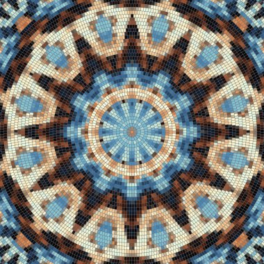 Sorunsuz mozaik sanat desen